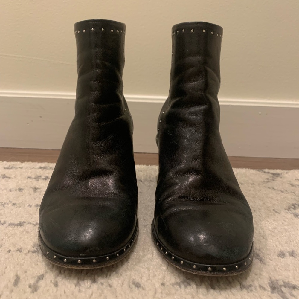 Rag and Bone Willow leather boot black